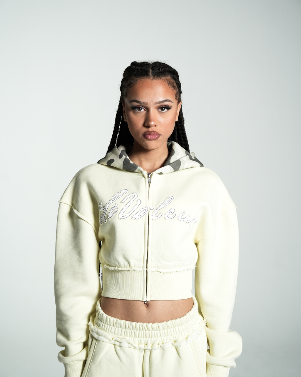 FEMALE ZIPPER BUTTER YELLOW