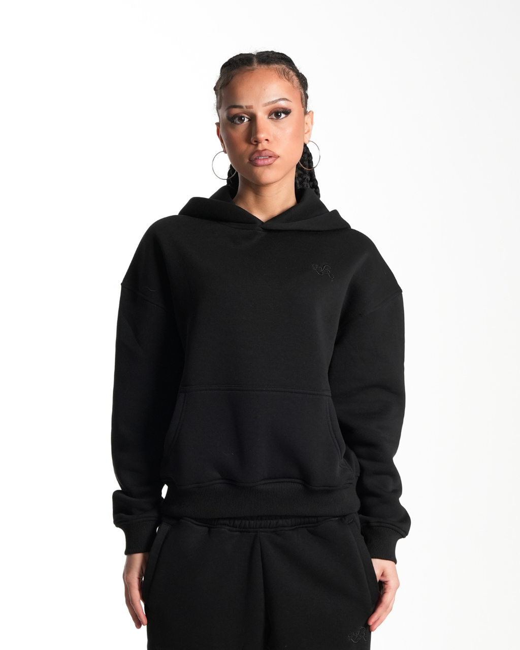 D2D HOODIE BLACK