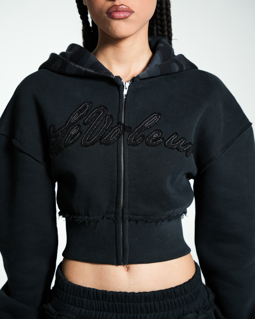 FEMALE ZIPPER BLACK