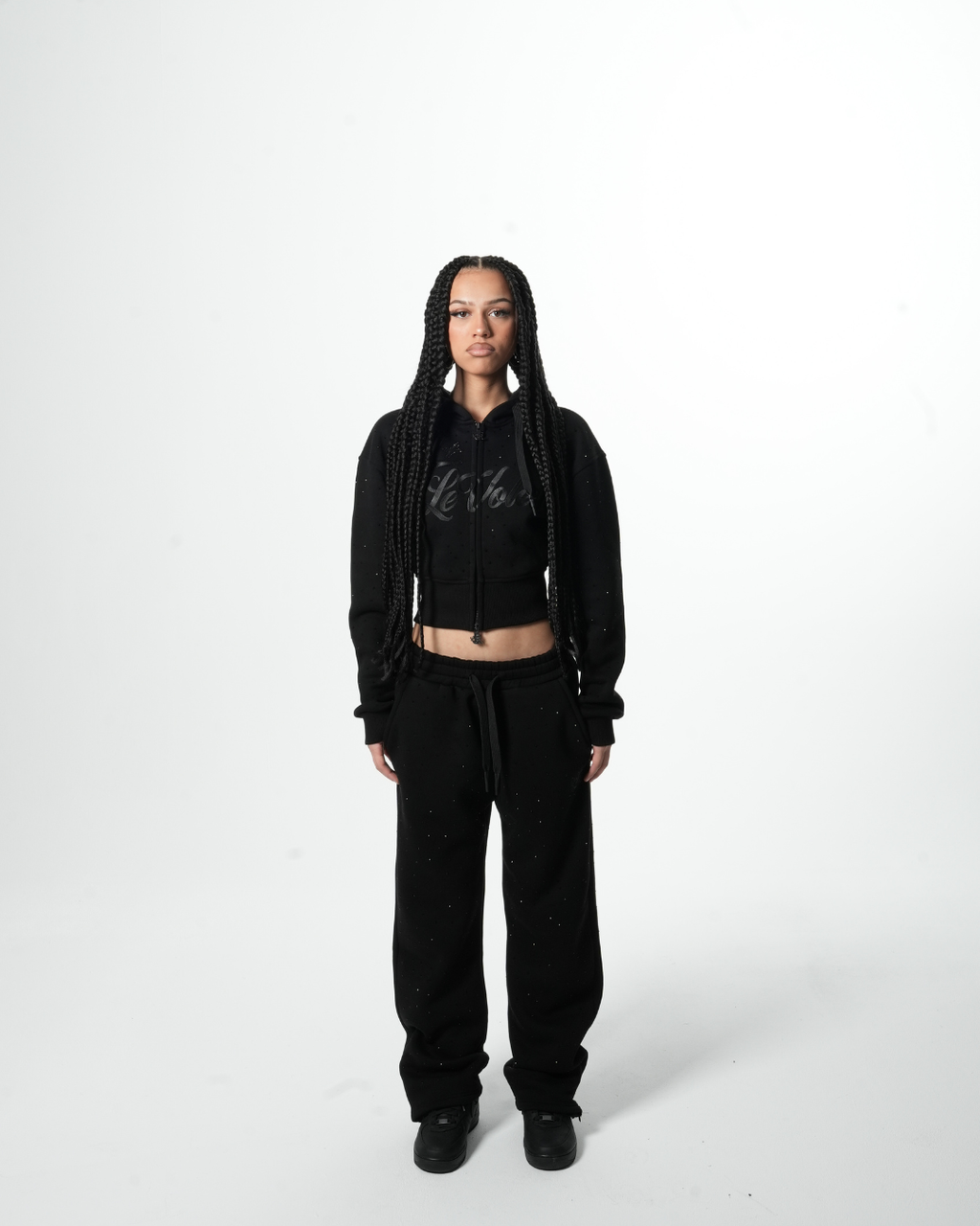 FEMALE ZIPPER BLACK GALAXY