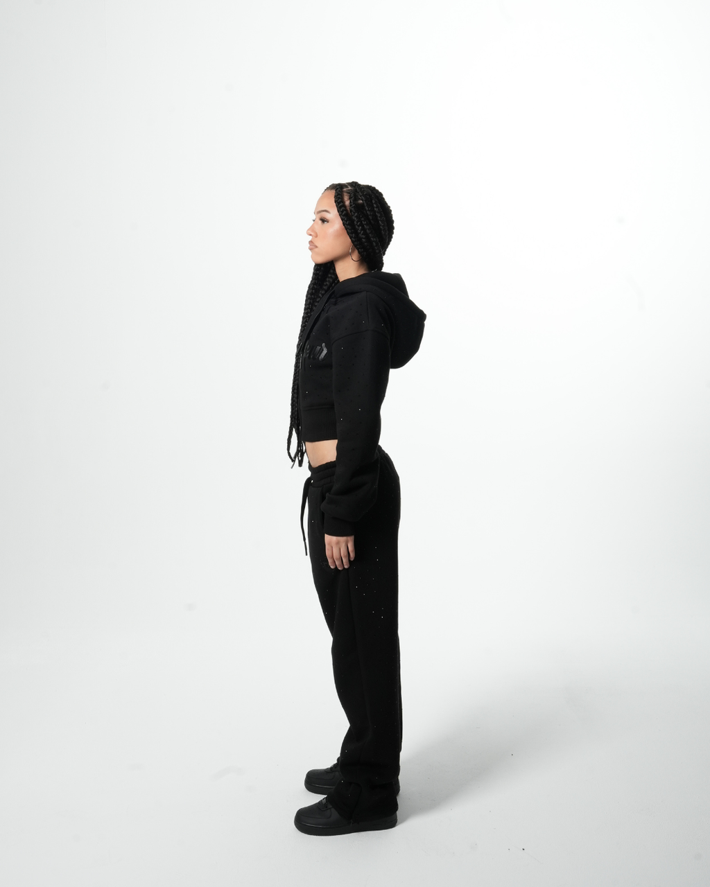 FEMALE ZIPPER BLACK GALAXY