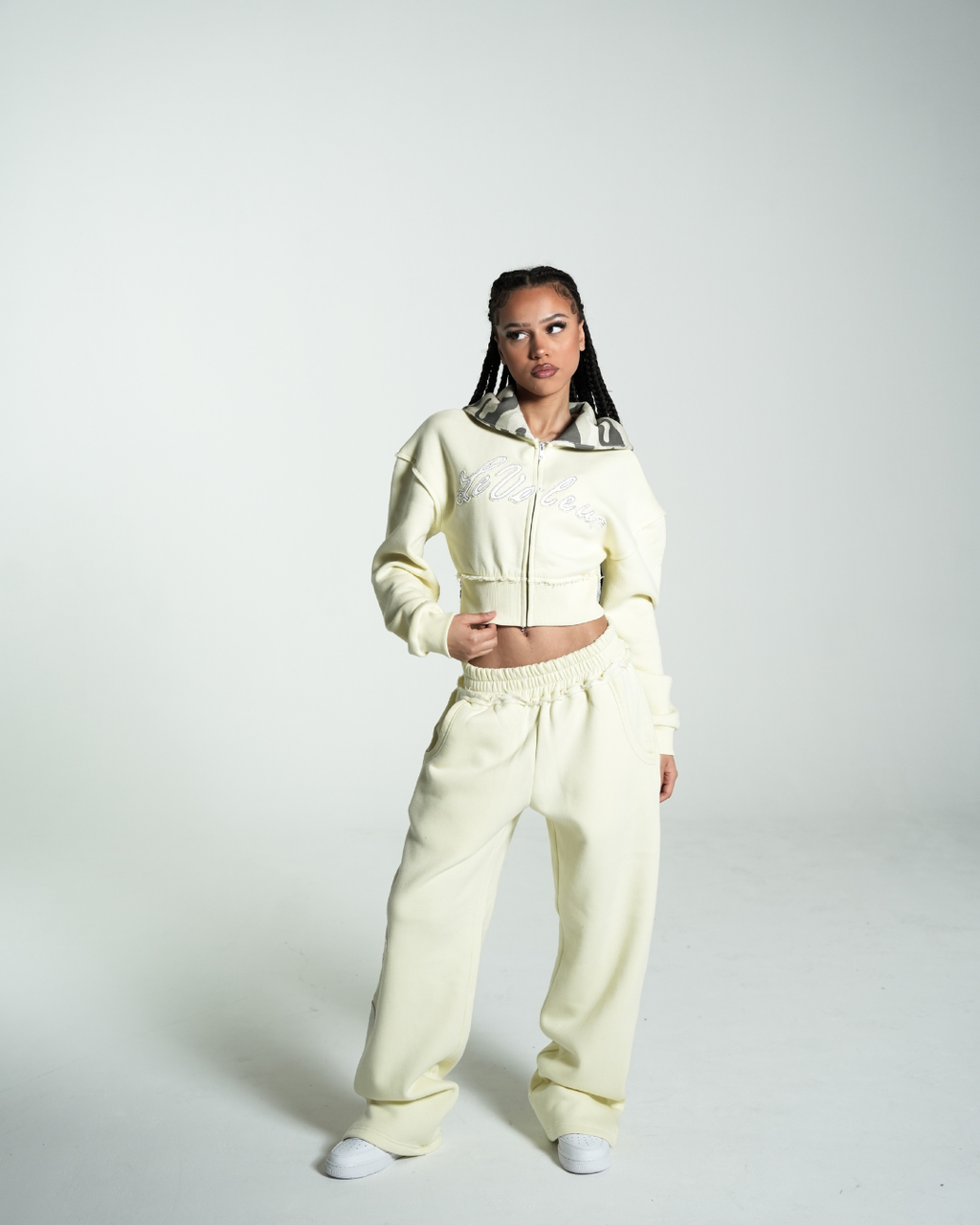 FEMALE PANTS BUTTER YELLOW