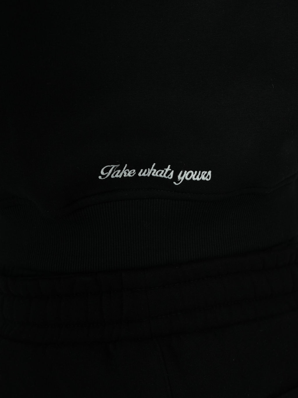 RAWS ZIPPER BLACK