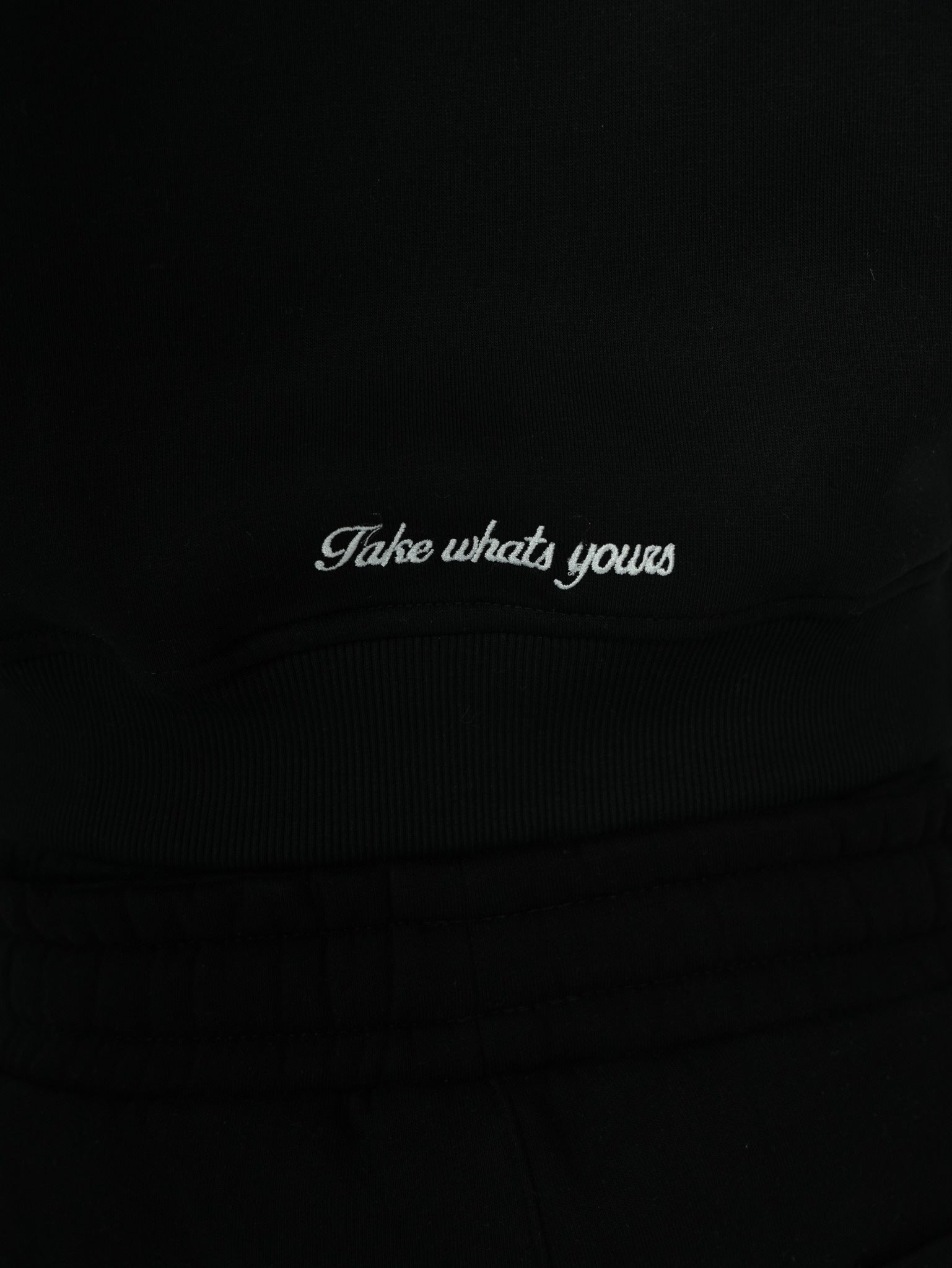RAWS ZIPPER BLACK