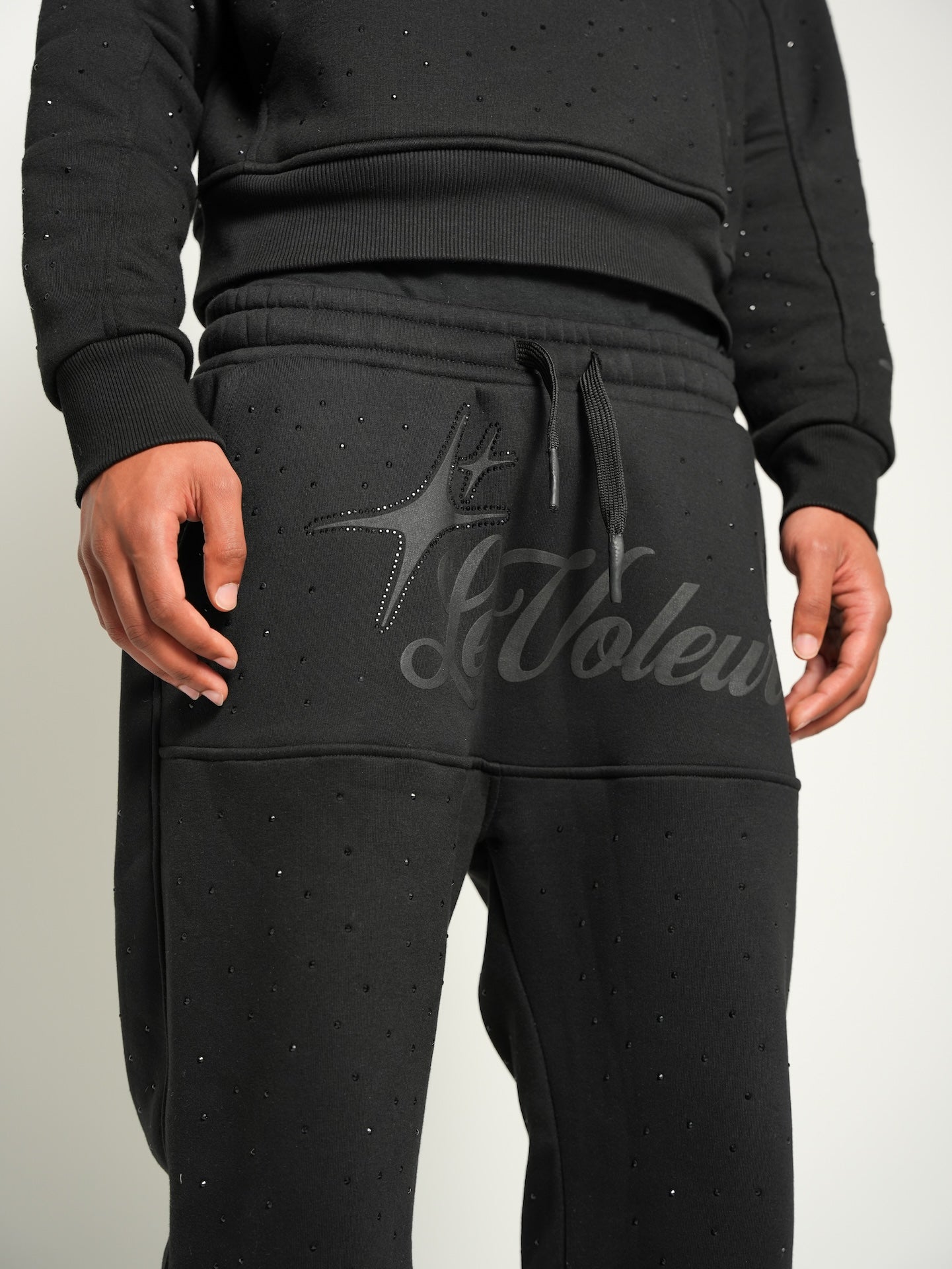 LT2 BLACK GALAXY PANTS - LeVoleur
