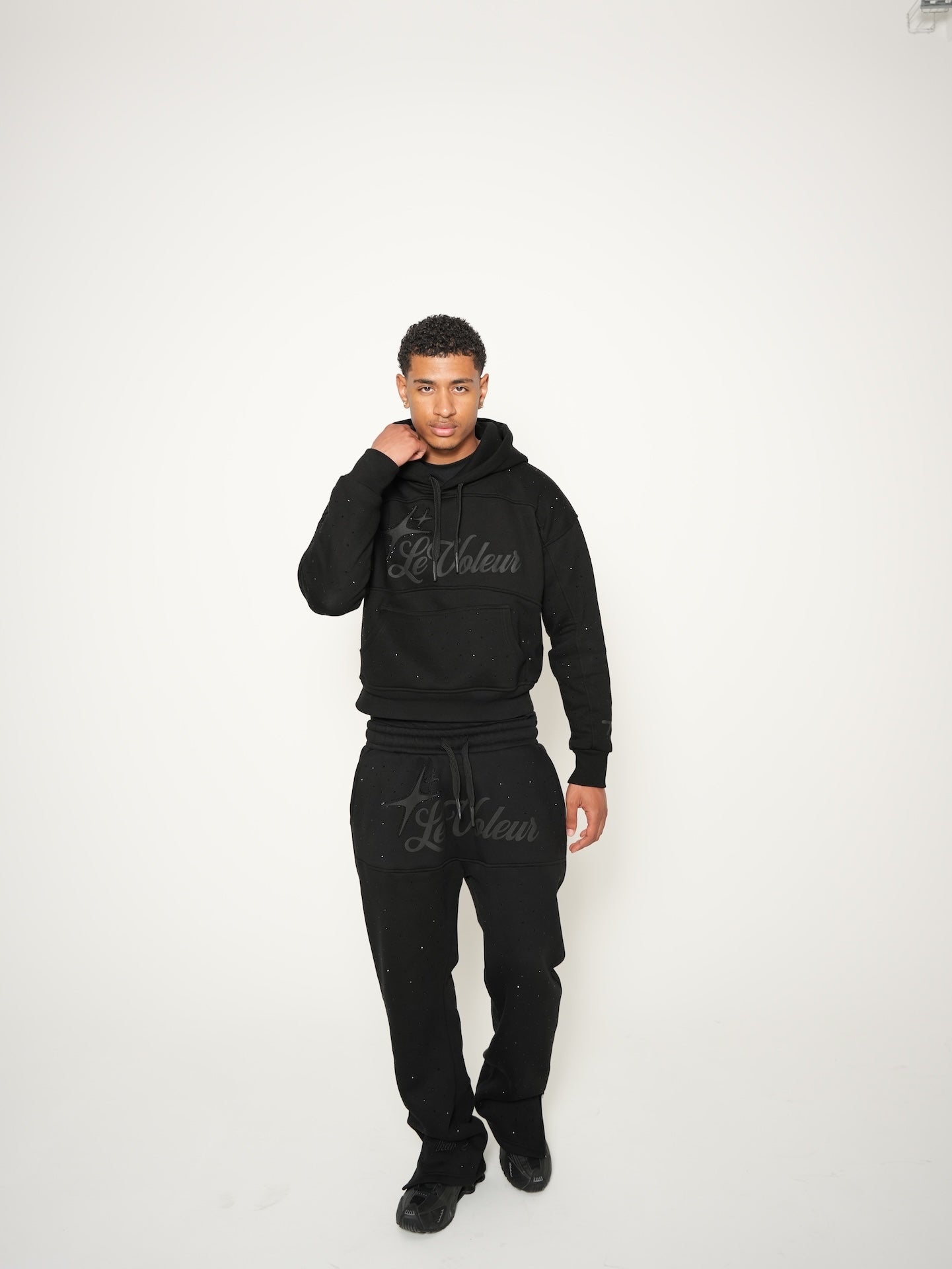 LT2 BLACK GALAXY PANTS - LeVoleur