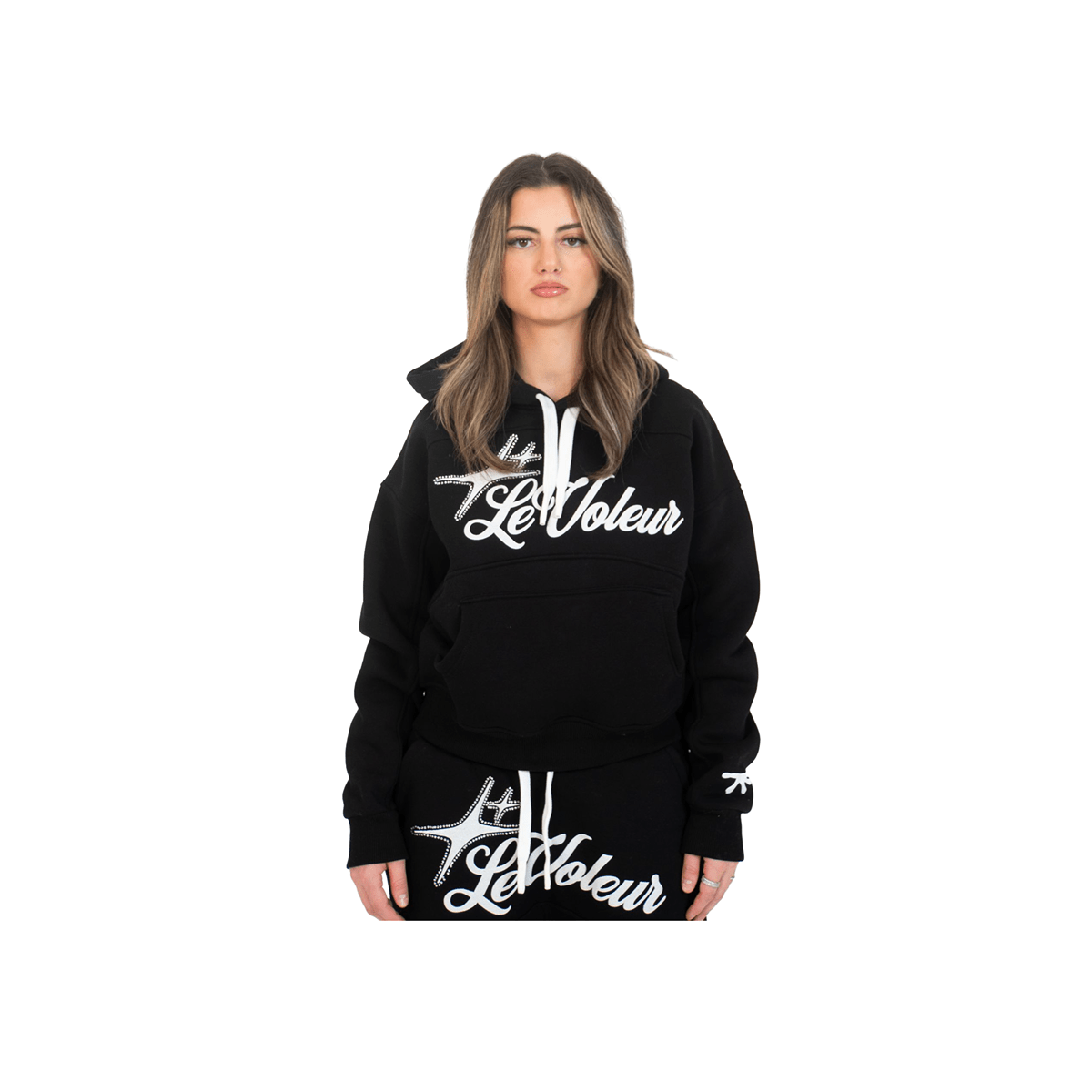 LT2 BLACK HOODIE - LeVoleur