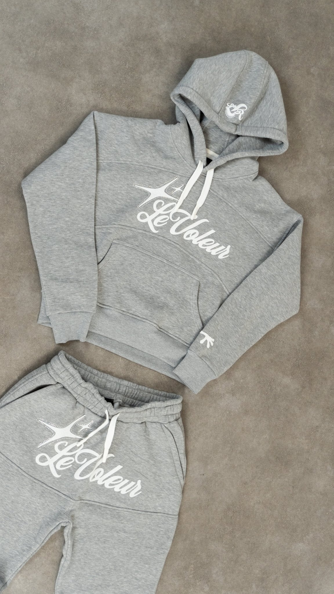 LT2 GREY HOODIE - LeVoleur