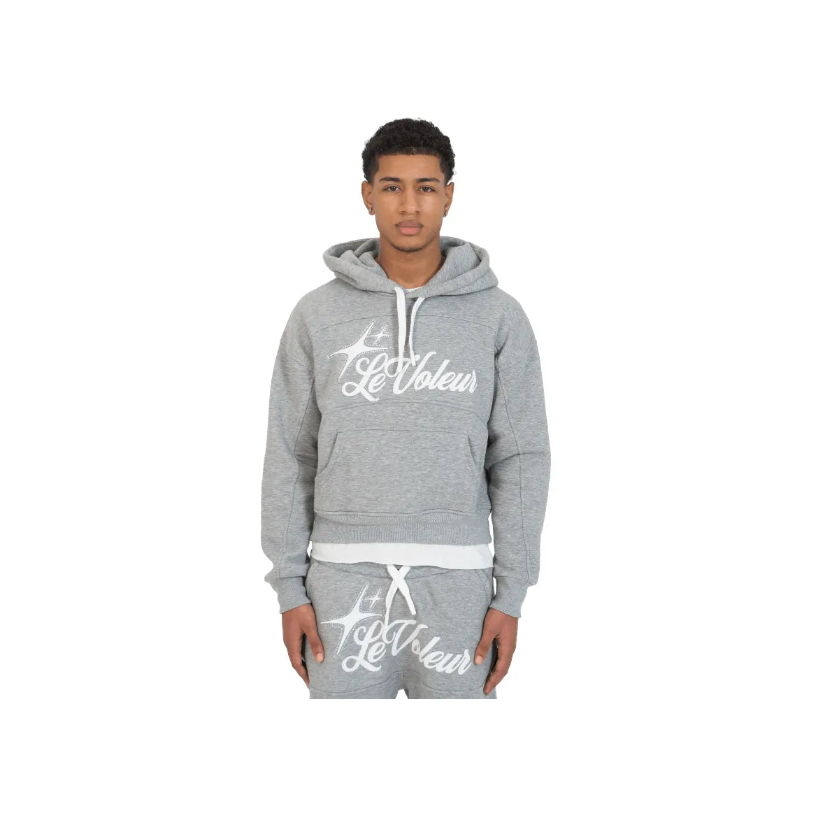 LT2 GREY HOODIE - LeVoleur