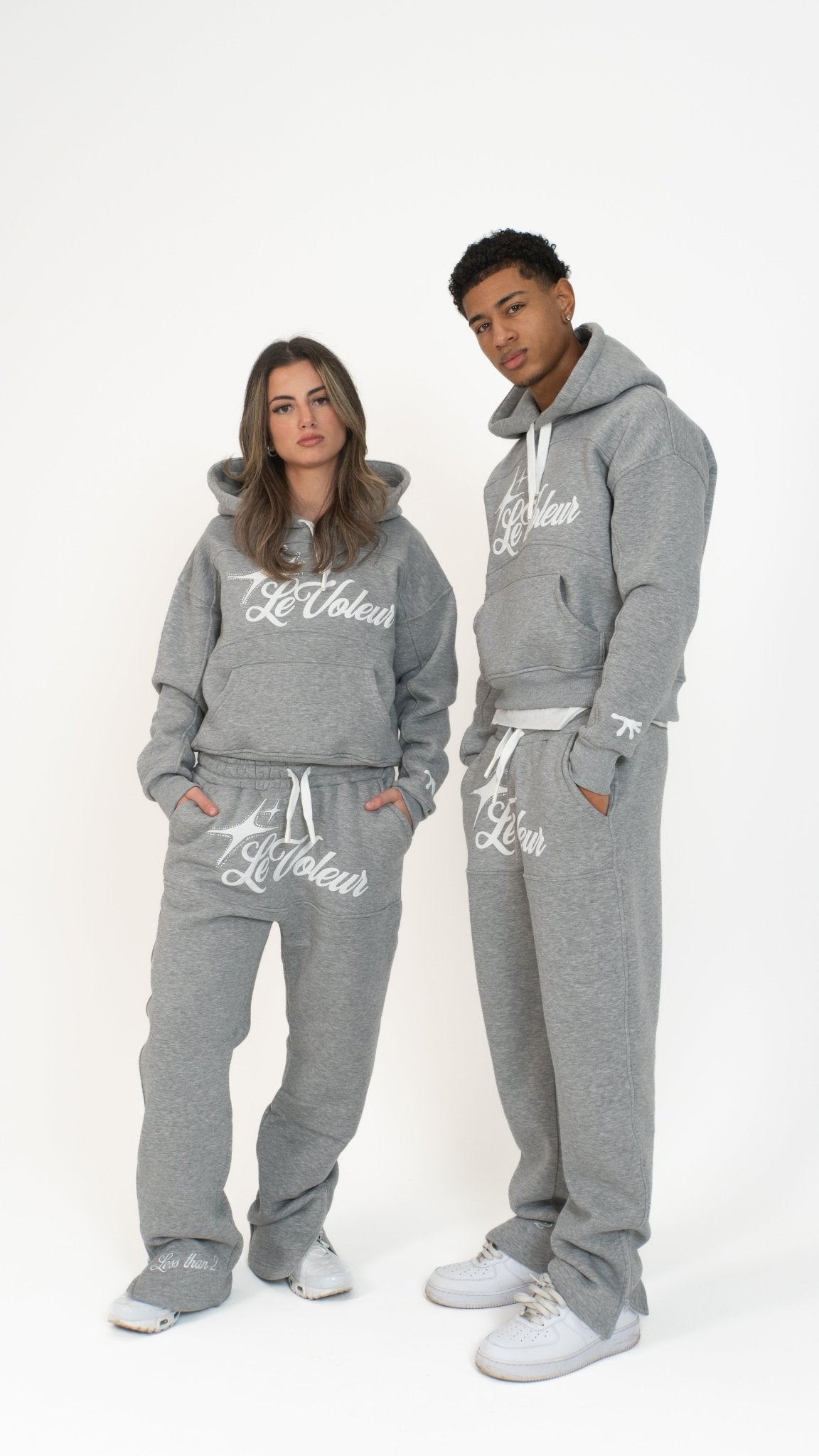 LT2 GREY HOODIE - LeVoleur