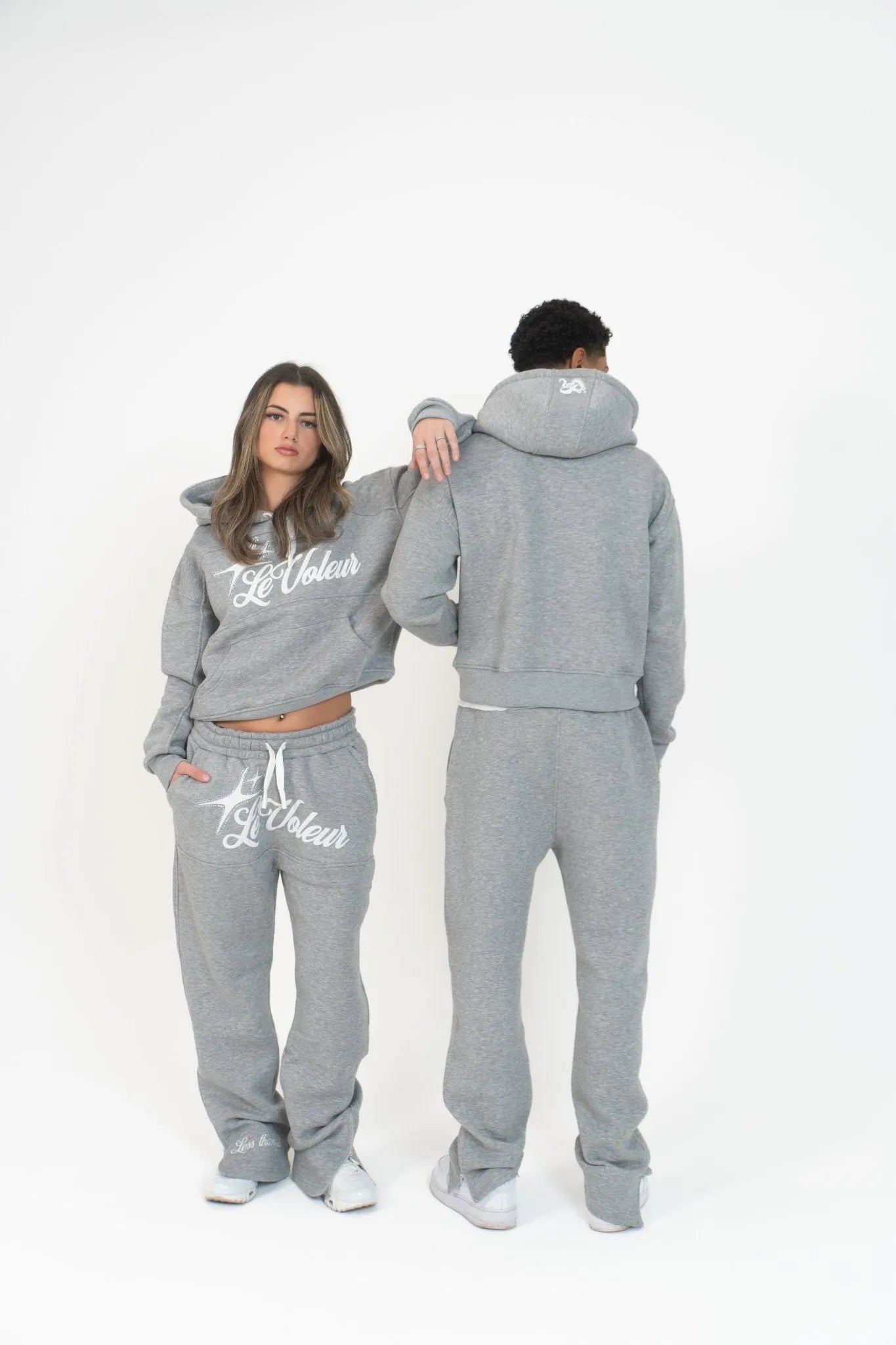 LT2 GREY HOODIE - LeVoleur