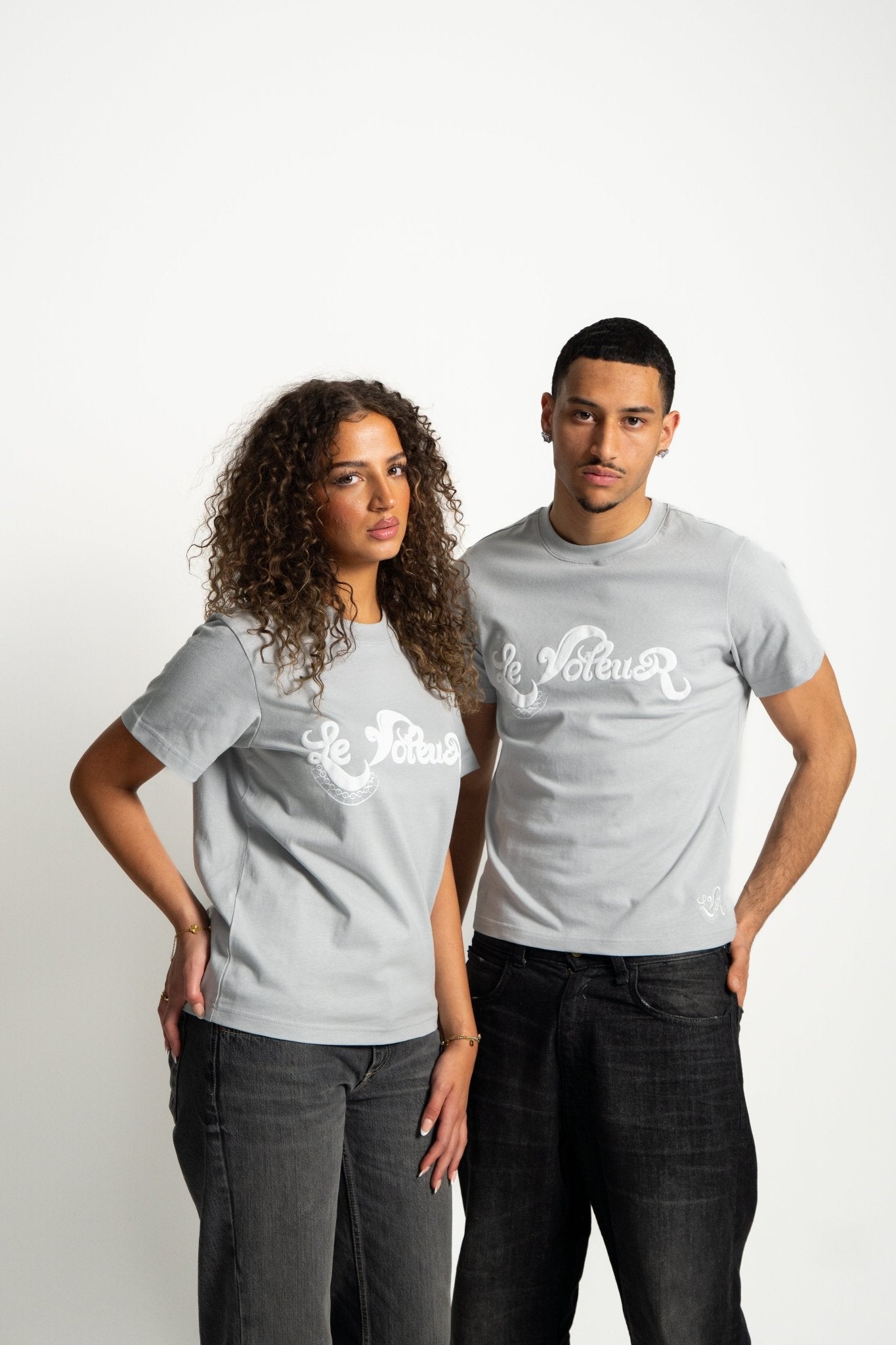 LVR BOXY FIT T - SHIRT GREY - LeVoleur